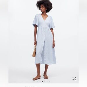 Madewell Cassie Linen Dress XS
